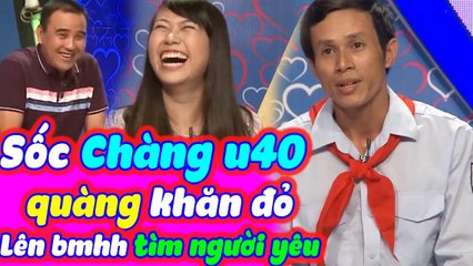 Quyền Linh Cát Tường Ngỡ Ngàng Với Chàng U40 Quàng Khăn Đỏ Tham Gia Bạn Muốn Hẹn Hò Tìm Bạn Gái