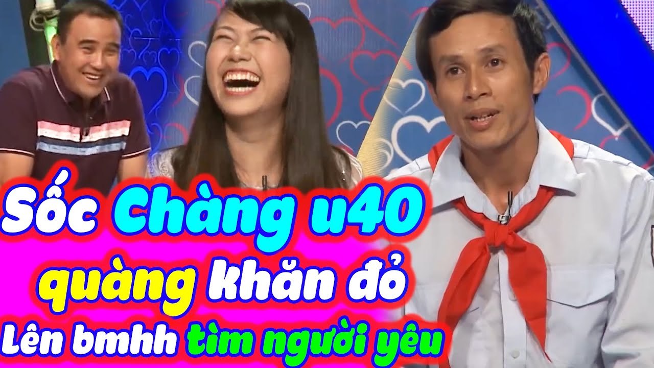 Quyền Linh Cát Tường Ngỡ Ngàng Với Chàng U40 Quàng Khăn Đỏ Tham Gia Bạn Muốn Hẹn Hò Tìm Bạn Gái