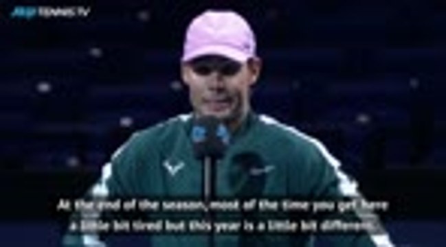 Nadal excited to reach semis of ATP Finals