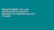 About For Books  The Legal and Ethical Environment of Business: An Integrated Approach Complete