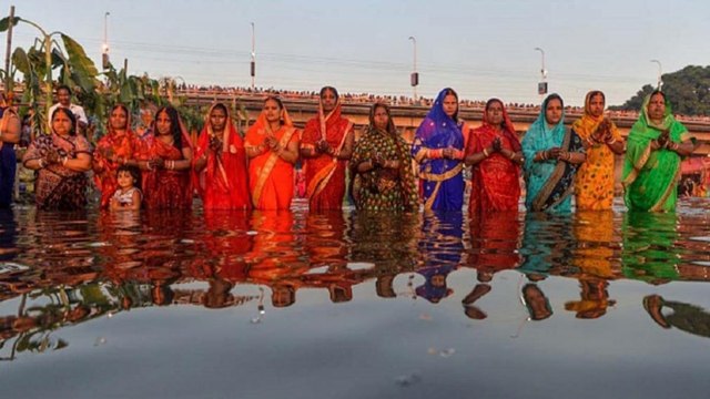 Chhath Puja being celebrated everywhere amidst corona fear