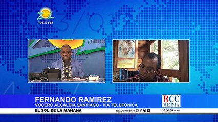 Fernando Ramírez Vocero Alcaldía Santiago desmiente al Periodista Nelson Peralta