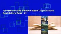 Governance and Policy in Sport Organizations  Best Sellers Rank : #1