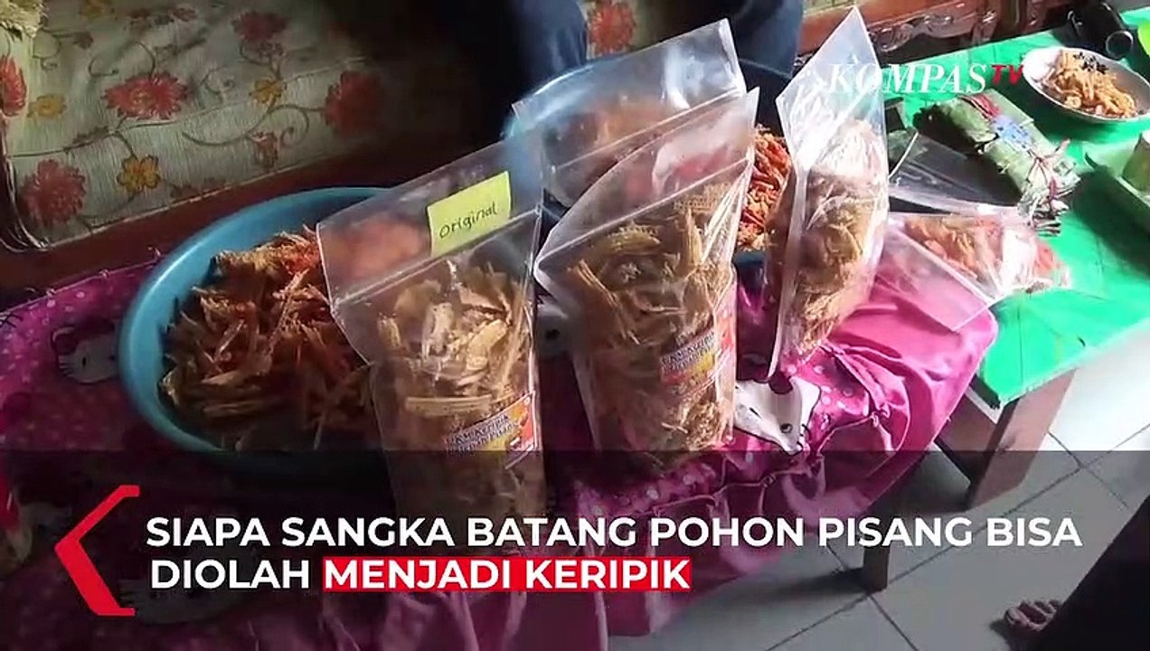 Bisnis Keripik Batang Pohon Pisang Tembus Pasar Internasional
