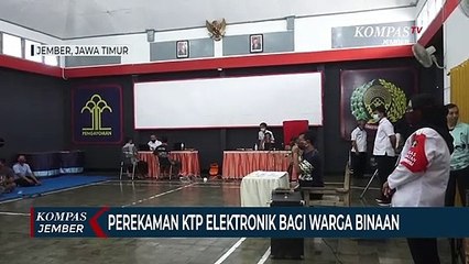 Dispendukcapil Jember Menggelar Perekaman KTP Elektronik Bagi Warga Binaan