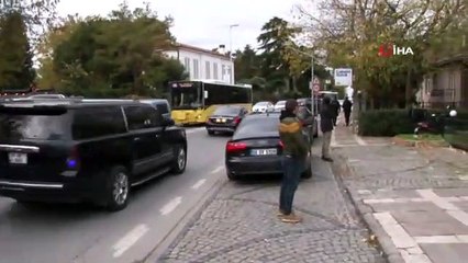 Cumhurbaşkanı Erdoğan, Vaniköy Camii'de incelemelerde bulundu