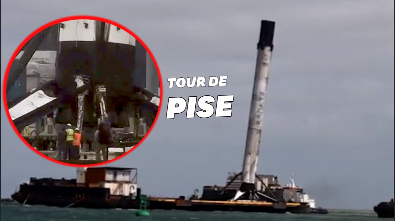 La fusée SpaceX qui a lancé Crew Dragon vers l'ISS a eu très chaud au retour