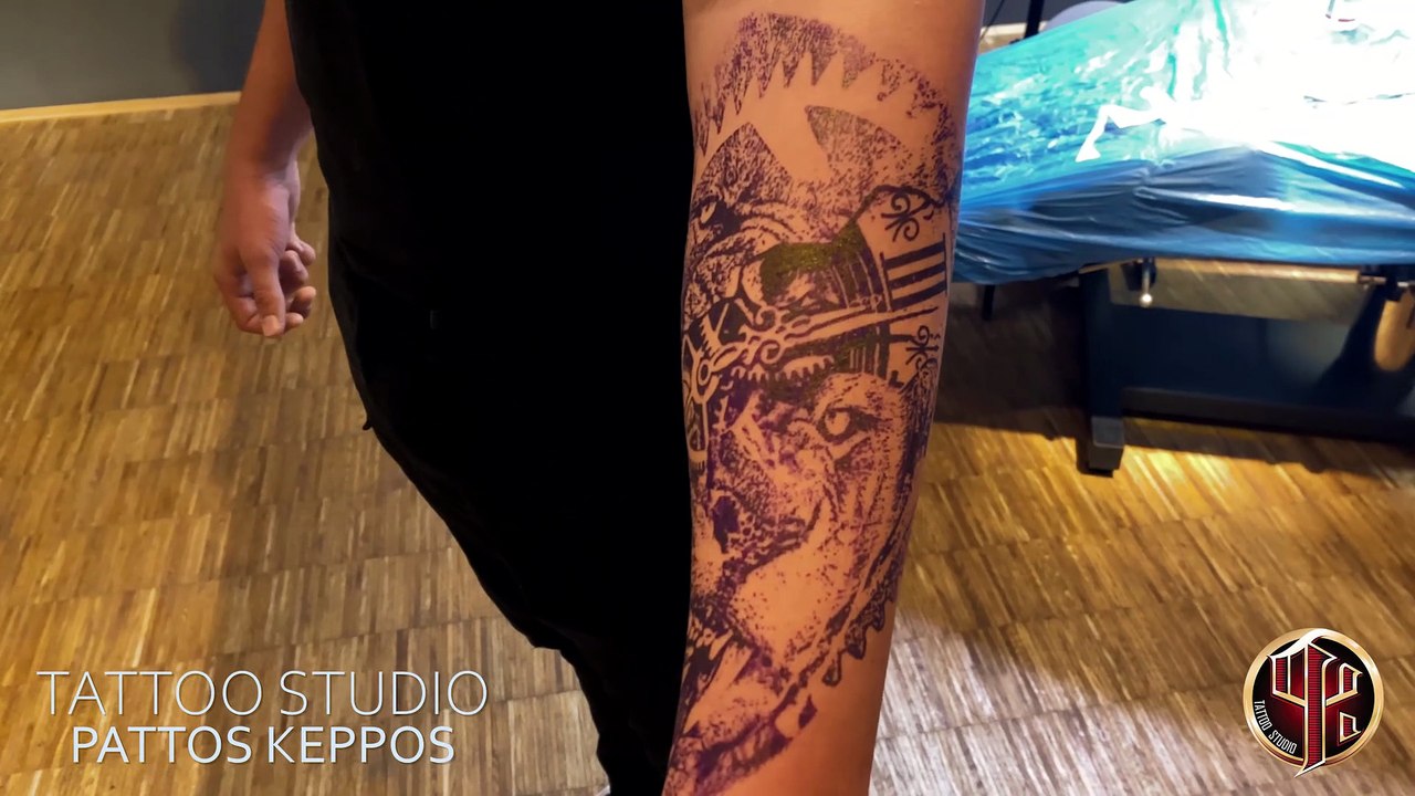 Tattoo Studio Pattos Keppos - Mechanic Lion Tattoo