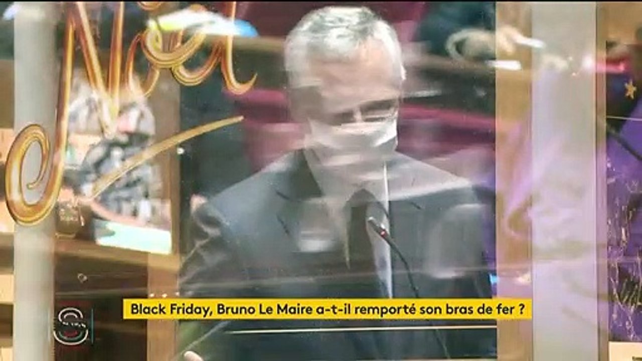 Black Friday : Bruno le Maire semble remporter son bras de fer