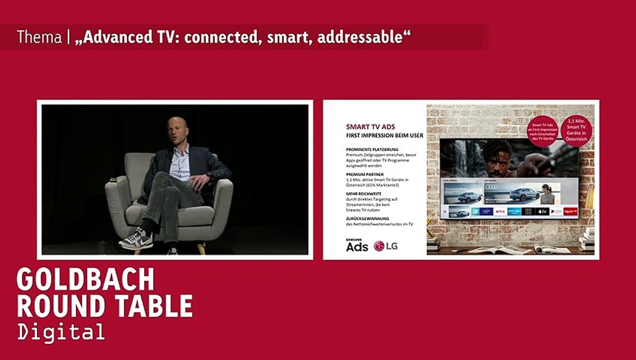 Goldbach Round Table | ADVANCED TV: CONNECTED, SMART, ADDRESSABLE | 19.11.2020