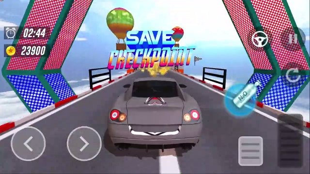 Mega Ramp Stunts Car Games New Car Stunts Games - Impossible Car GT Racing Android GamePlay