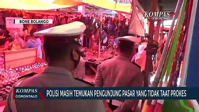 Polisi Masih Temukan Pengunjung Pasar Yang Tidak Taat Protokol Kesehatan
