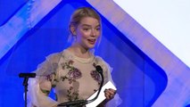 Anya Taylor-Joy winning the Breakthrough Actor Gotham Award for THE WITCH