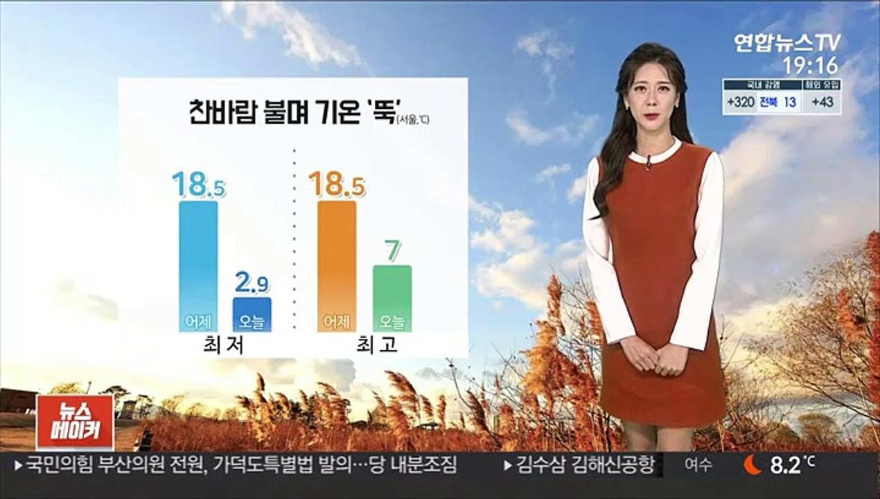 [날씨] 내일 아침 이번 추위 절정…일요일 전국 비 내려