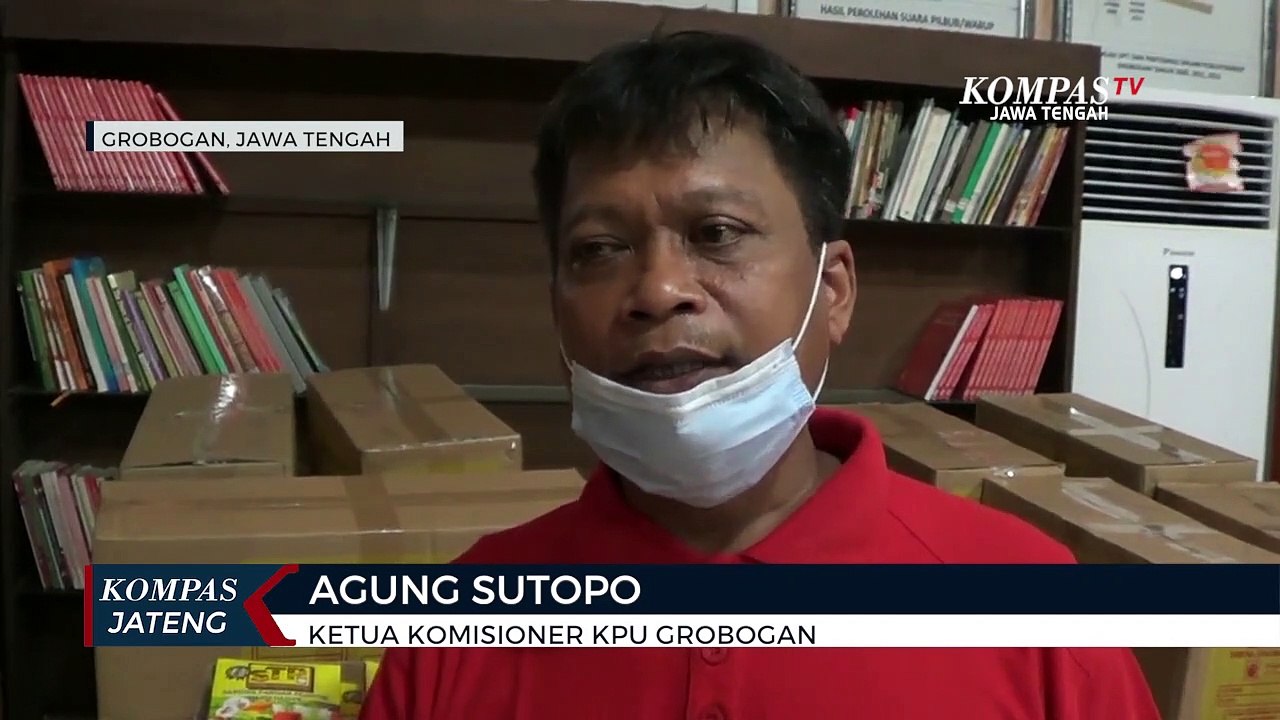 Logistik Prokes Pilkada Sudah Tiba Di KPU Grobogan