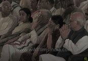 Atal Bihari Vajpayee and LK Advani take oath in New Delhi