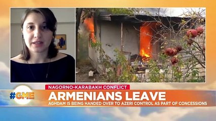 Azerbaijan takes over first district laid out in Nagorno-Karabakh peace deal