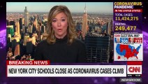 New York City schools close as coronavirus cases climb