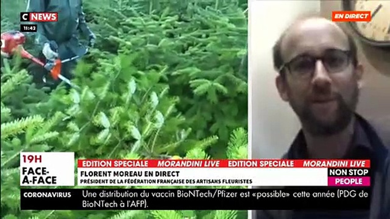 Confinement - Le président de la Fédération française des artisans fleuristes: « On peut vendre des sapins mais pas des fleurs devant nos boutiques ! C’est un non sens » - VIDEO