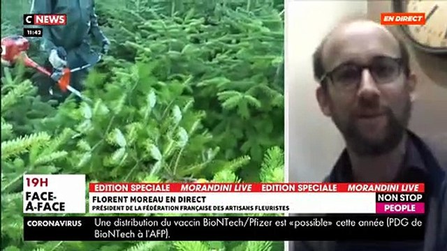 Confinement - Le président de la Fédération française des artisans fleuristes: « On peut vendre des sapins mais pas des fleurs devant nos boutiques ! C’est un non sens » - VIDEO