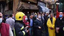 محافظ الإسكندرية ينتقل إلي العقار المنهار بالجمرك ويتابع جهود إنقاذ أربعة مواطنين محجوزين به
