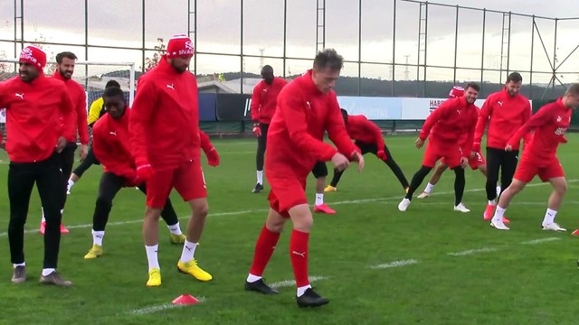 SİVAS - Sivasspor, Fatih Karagümrük maçı hazırlıklarını tamamladı