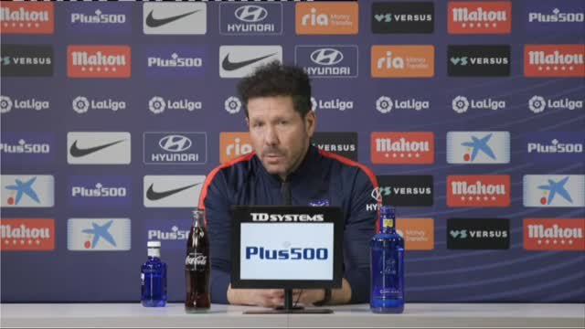 Simeone sobre los positivos: Estas cosas pueden suceder, saldremos con otros futbolistas