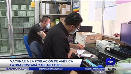 Vacunar a la población de América Latina costará 2 mil millones - Nex Noticias
