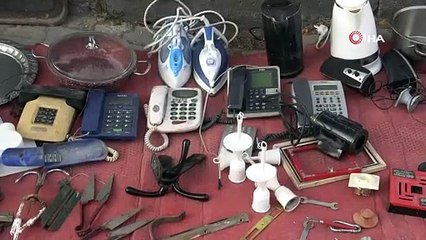 Asırlık eski eşya pazarına yoğun ilgi
