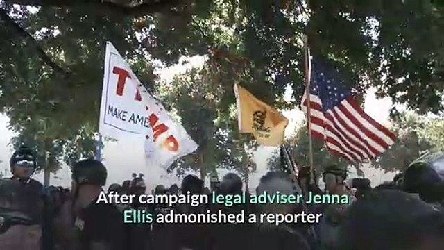 Rudy Giuliani Raises Eyebrows with Press Conference Attacking Election