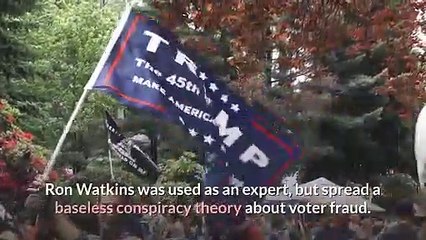 Trump shared a video that featured a former administrator of QAnon's