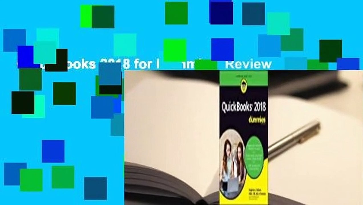 QuickBooks 2018 for Dummies  Review