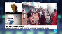 Uganda unrest: Bobi Wine released on bail as protest death toll rises to 37