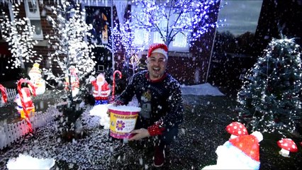 Fund raising festive display in Hindley