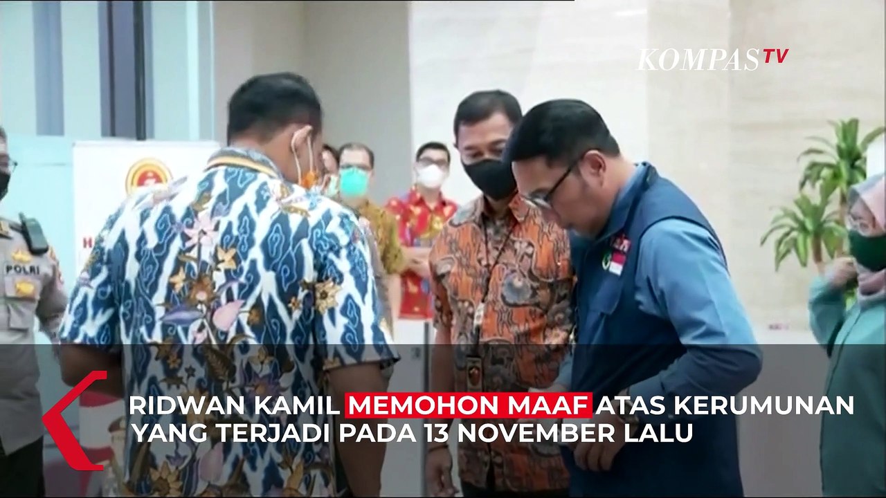 Ridwan Kamil Memohon Maaf Atas Terjadinya Kerumunan Massa di Acara Rizieq Shihab