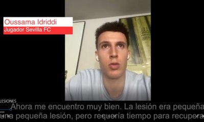 Idrissi explica cómo se siente tras una "lesión superada"