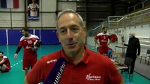 Christophe Charroux après la défaite de Martigues Volley contre Plessis Robinson