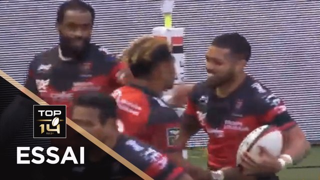 TOP 14 - Essai de Duncan PAIA'AUA (RCT) - Toulon - Pau - J10 - Saison 2020/2021