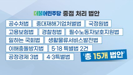 이낙연 중점법안 처리는?...중대재해법 빼고 정기국회 처리 / YTN