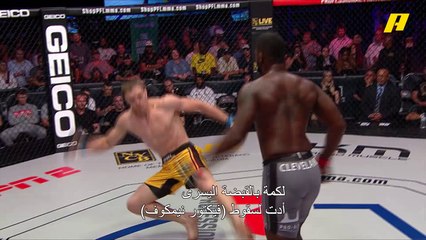 ركيم يوجه لكمة قوية تسقط فيكتور نيمكوف