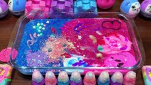 SPECIAL VIOLET ELSA - Mixing Makeup, CLAY and More Into GLOSSY Slime ! Satisfying Slime Videos #1545