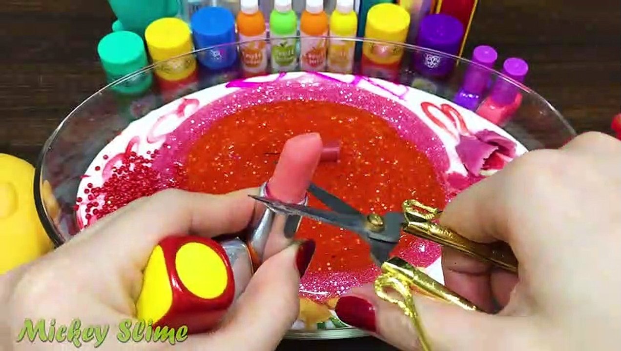 Mixing Random Things into GLOSSY Slime ! Satisfying Slime, ASMR Slime #181