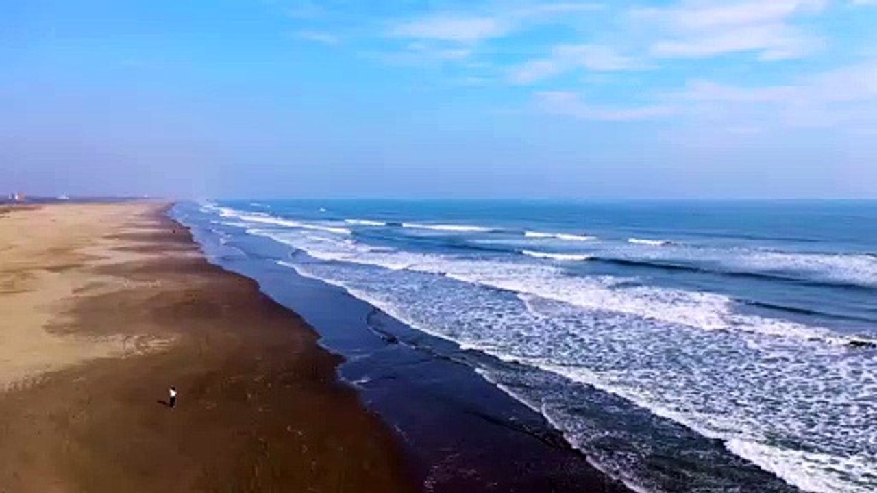 Sea Waves High Attitude Nature beautiful scene royalty Free  Stock no copyright background  video, creative common Free for commercial use, dron aerial view 4K- or full HD, in the world