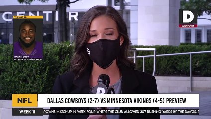 Dallas Cowboys (2-7) vs Minnesota Vikings (4-5) Week 11 Preview