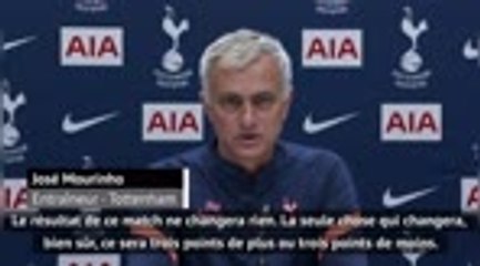 9e j. - Mourinho : "Le match contre City ne changera rien"