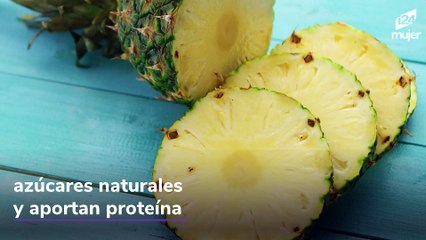 Licuado de piña y plátano para recuperarte después de hacer ejercicio