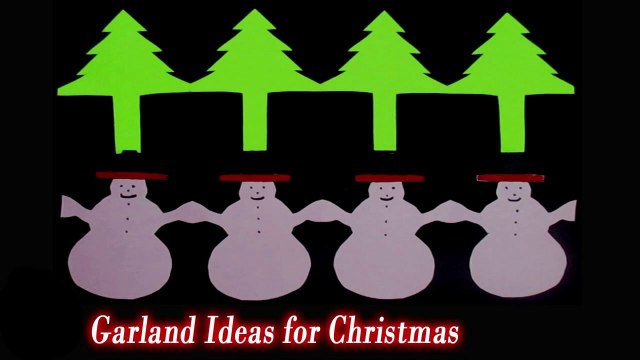 2 Easy Christmas Paper Garland Ideas | Christmas Garland Ideas 2020 | Paper DIY Christmas Garland Ideas | Christmas Decor Ideas with Paper