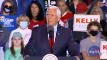 Live- Pence delivers remarks at a 'Defend the Majority Rally' with Perdue, Loeffler