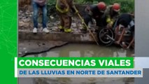 Daños viales, otra arista de la tragedia por lluvias en Norte de Santander