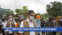 Kepala BNPB Doni Monardo Tinjau Pengungsian Akibat Erupsi Merapi